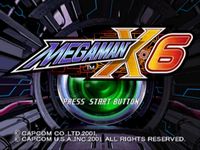 une photo d'Ã©cran de Mega Man X-6 sur Sony Playstation